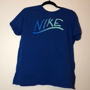 Royal blue Nike tee